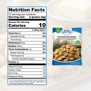 Roasted Garlic Butter Cracker Seasoning