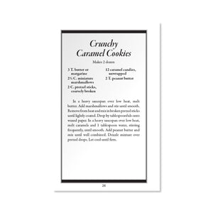 Crunchy Caramel Cookies, makes 2 dozen.