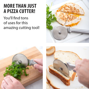 More than just a pizza cutter! You'll find tons of uses for this amazing cutting tool! 
