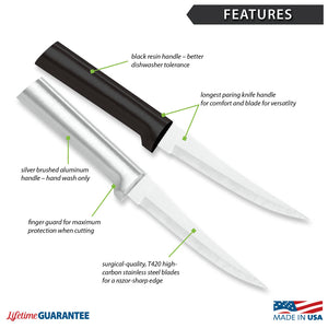 Features diagram for Super Parer with Made in USA and Lifetime Guarantee logos.