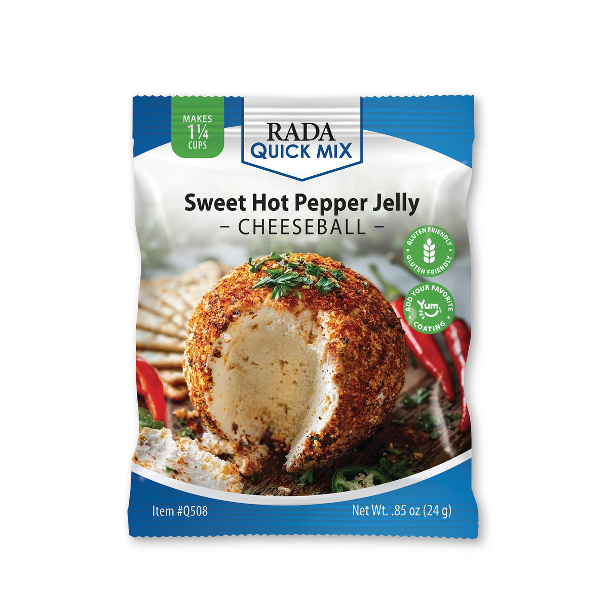 Sweet Hot Pepper Jelly Cheeseball