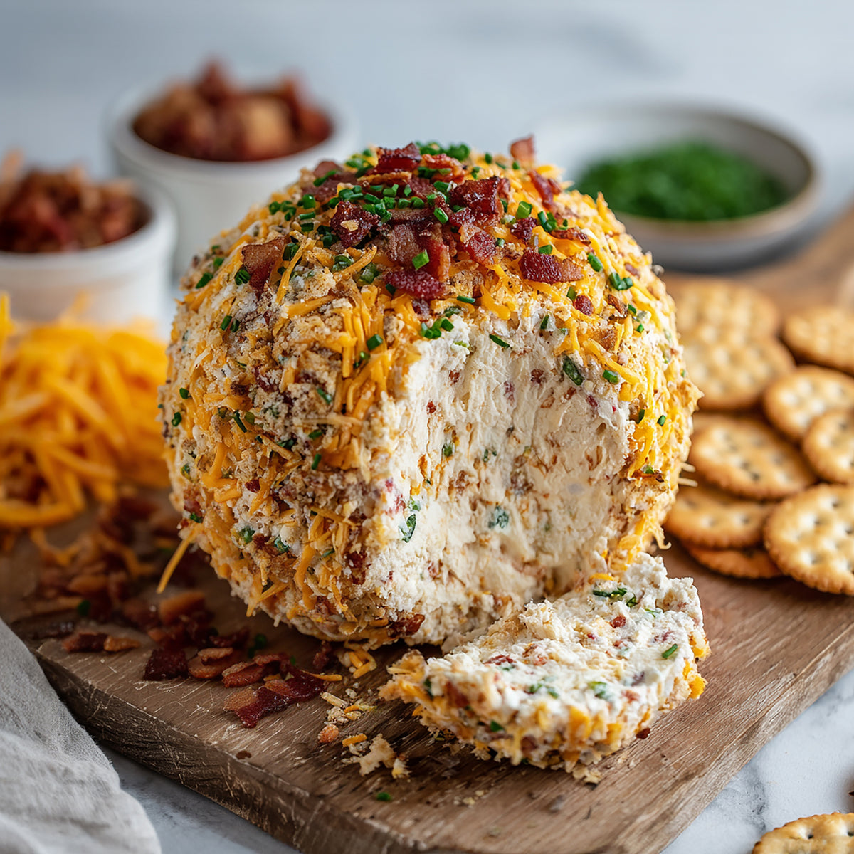 Loaded Baked Potato Cheeseball