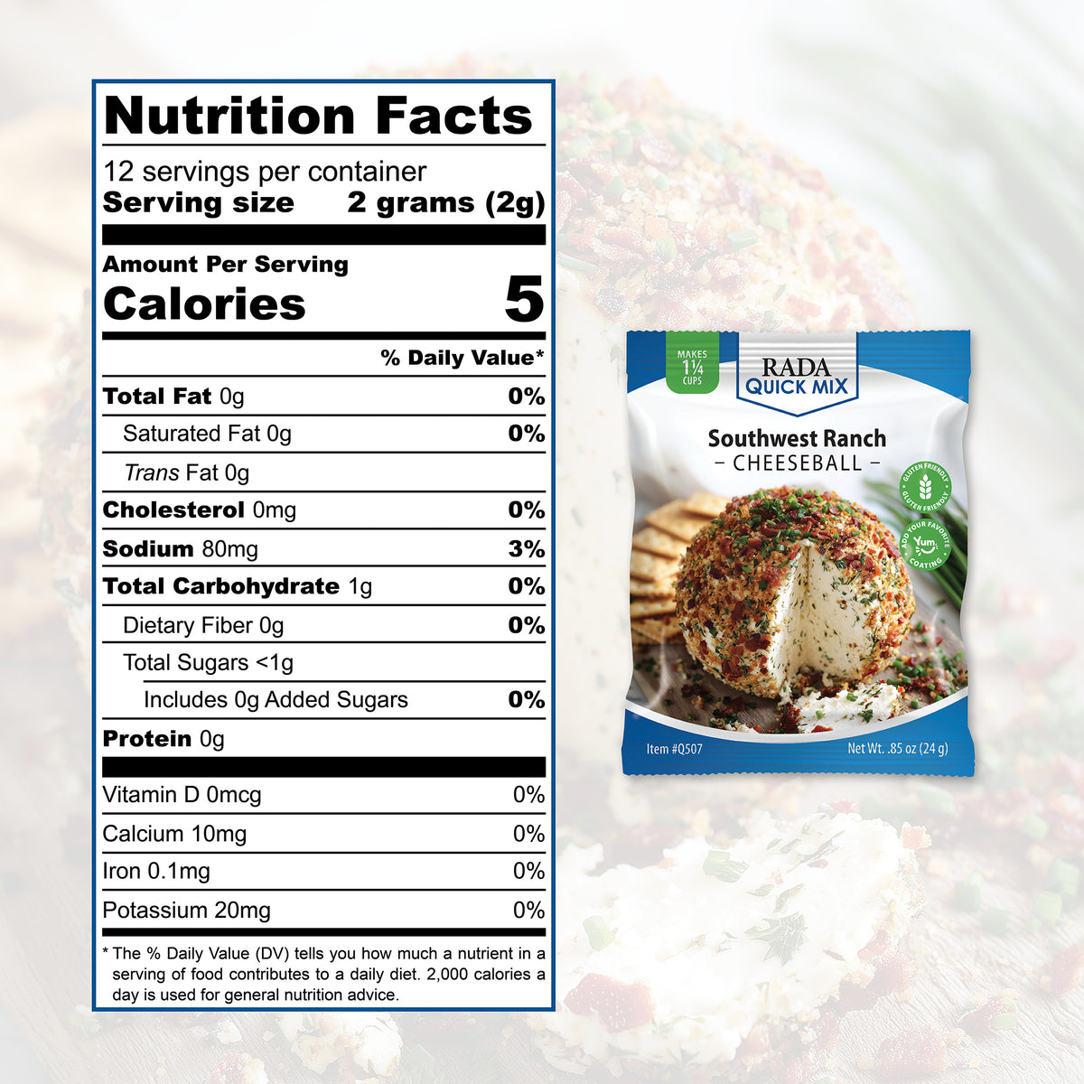 Southwest Ranch Cheeseball