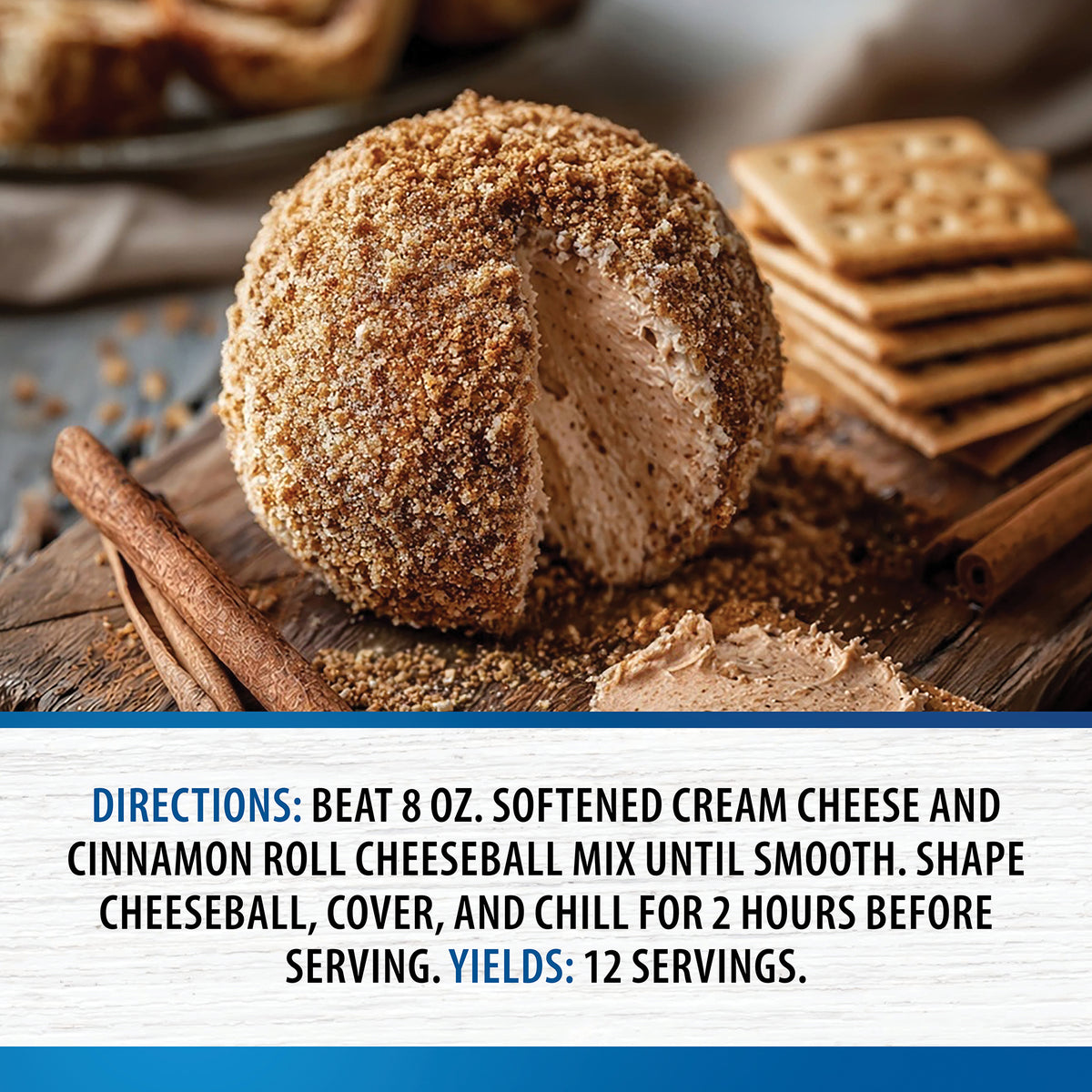 Cinnamon Roll Cheeseball