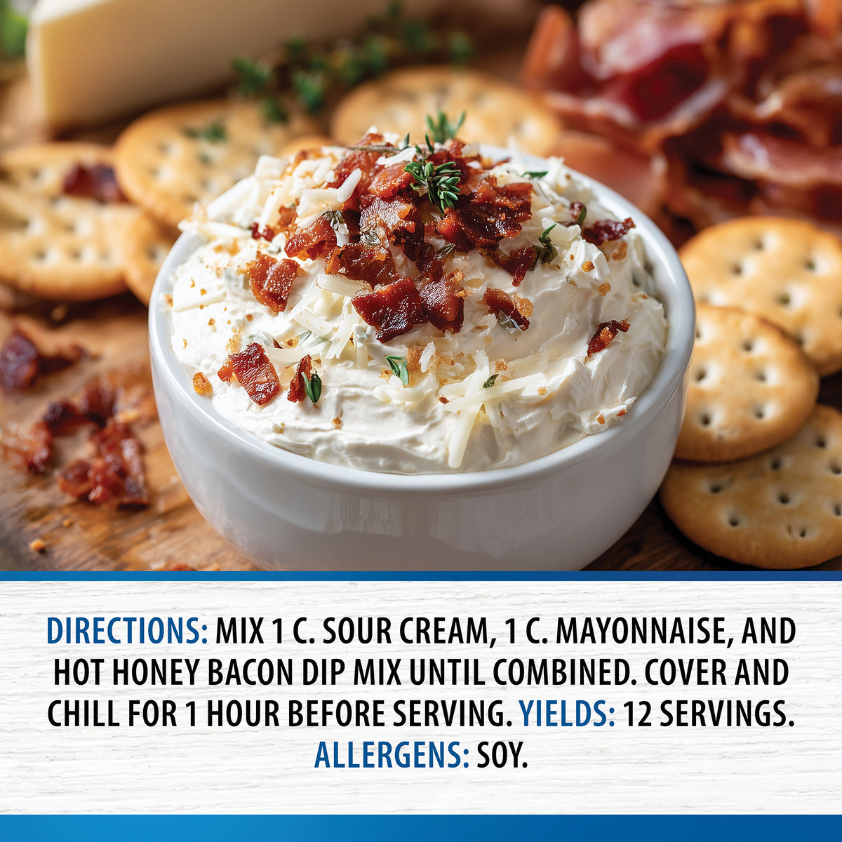 Hot Honey Bacon Dip