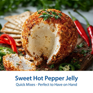 Sweet Hot Pepper Jelly Cheeseball