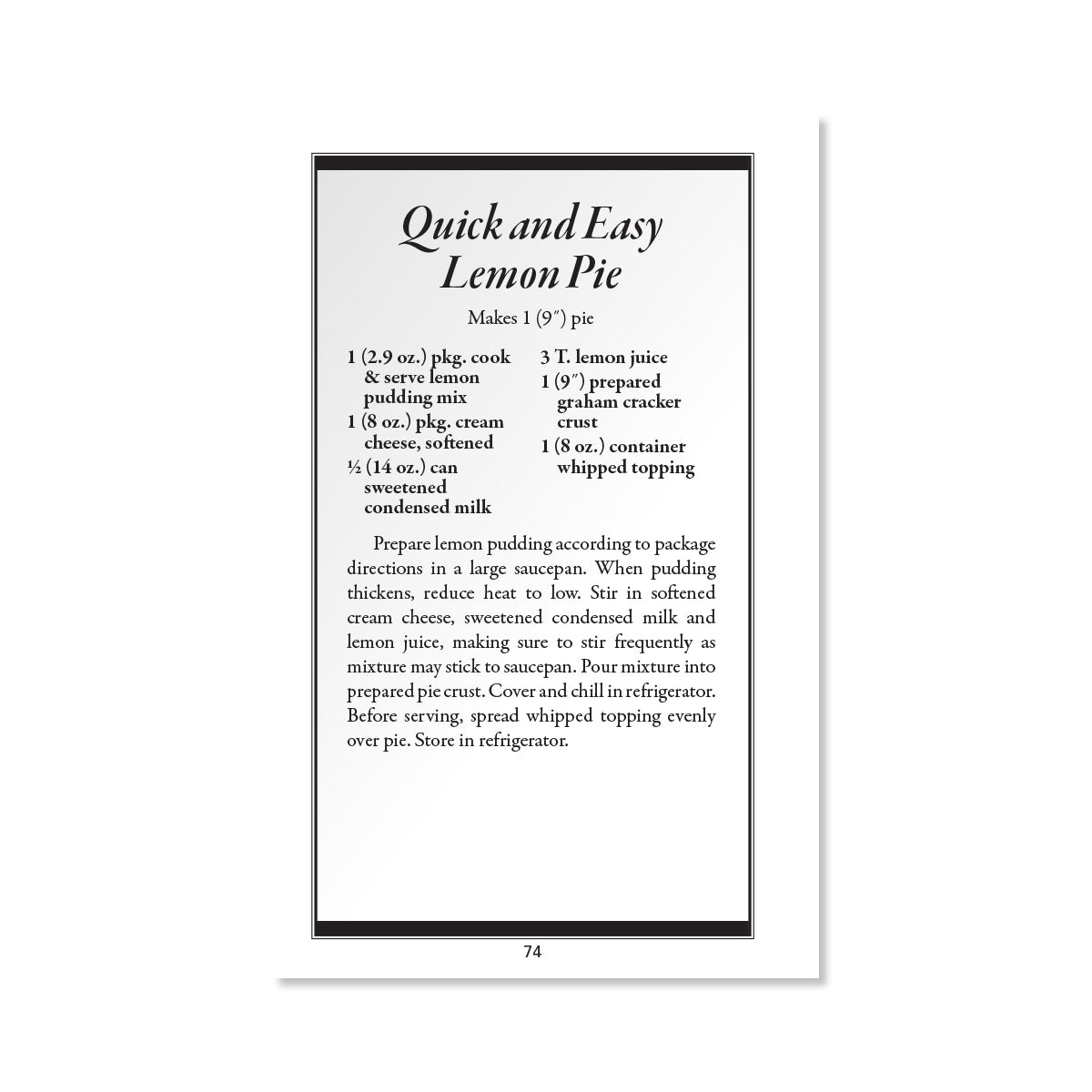 No Bake Cookies, Bars, and Pies. 120 Fast, Easy, and Delicious Recipes.