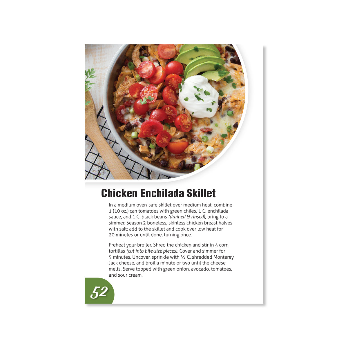 One Skillet, Two Plates Cookbook. Simply Delicious Meals.