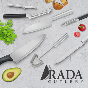 Rada Cutlery Wire Whisk – Stainless Steel Kitchen Whisk with Brushed Aluminum Handle