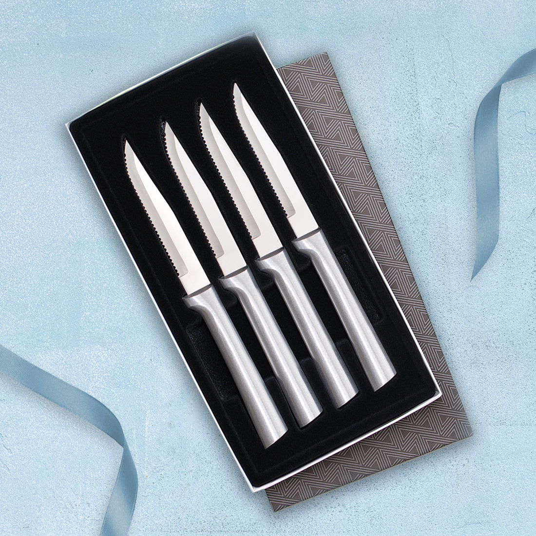 Collage of Father's Day Special offers including grill brush, knives, and food on a cutting board.