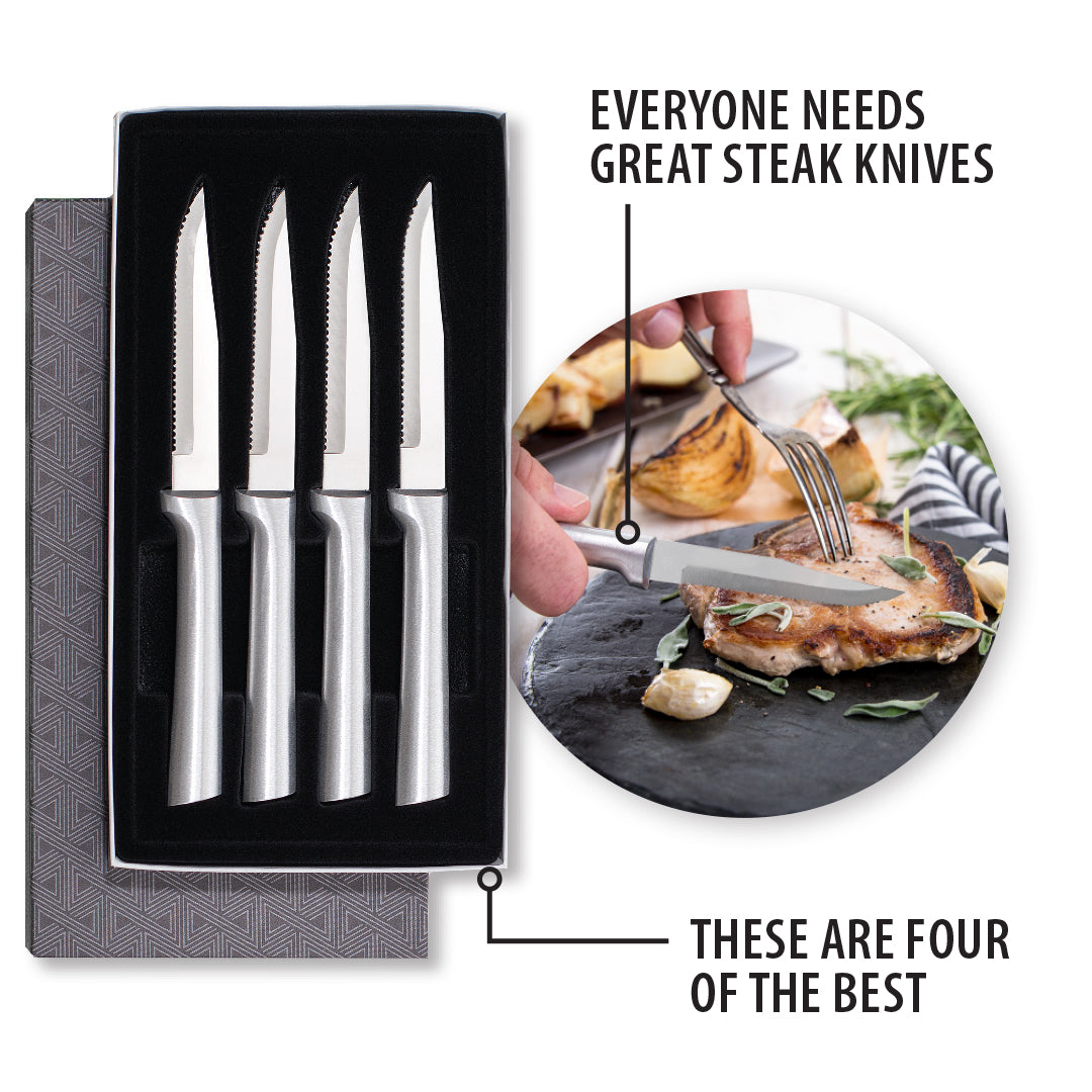 Miracle Blade World Class Series Set of Four (4) Serrated Steak Knives