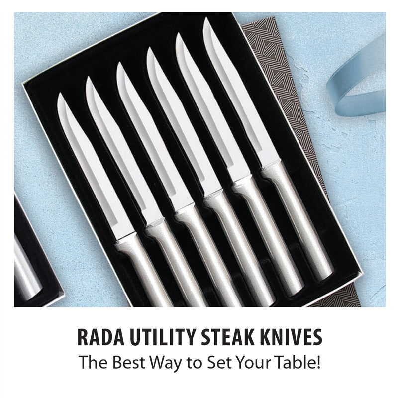 Six Utility/Steak Knives Gift Set Popular Set Rada Cutlery Rada