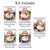 A collage of five pictures showing the Rada Quick Mix Sweet Dips with assorted fruits and graham crackers. 