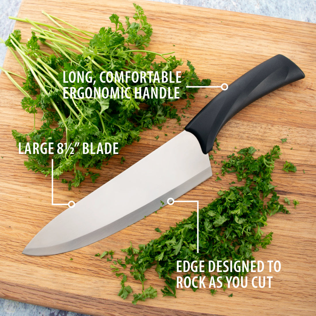 Anthem French Chef Knife | Ergonomic Grip Chef's Knife - Rada Kitchen Store
