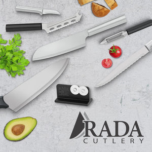  Rada Cutlery G206 6-Utility Steak Knife Gift Set Plus R119 Knife  Sharpener: Home & Kitchen