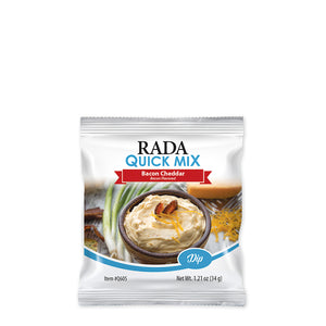 Rada Quick Mix Bacon Cheddar Dip package. 