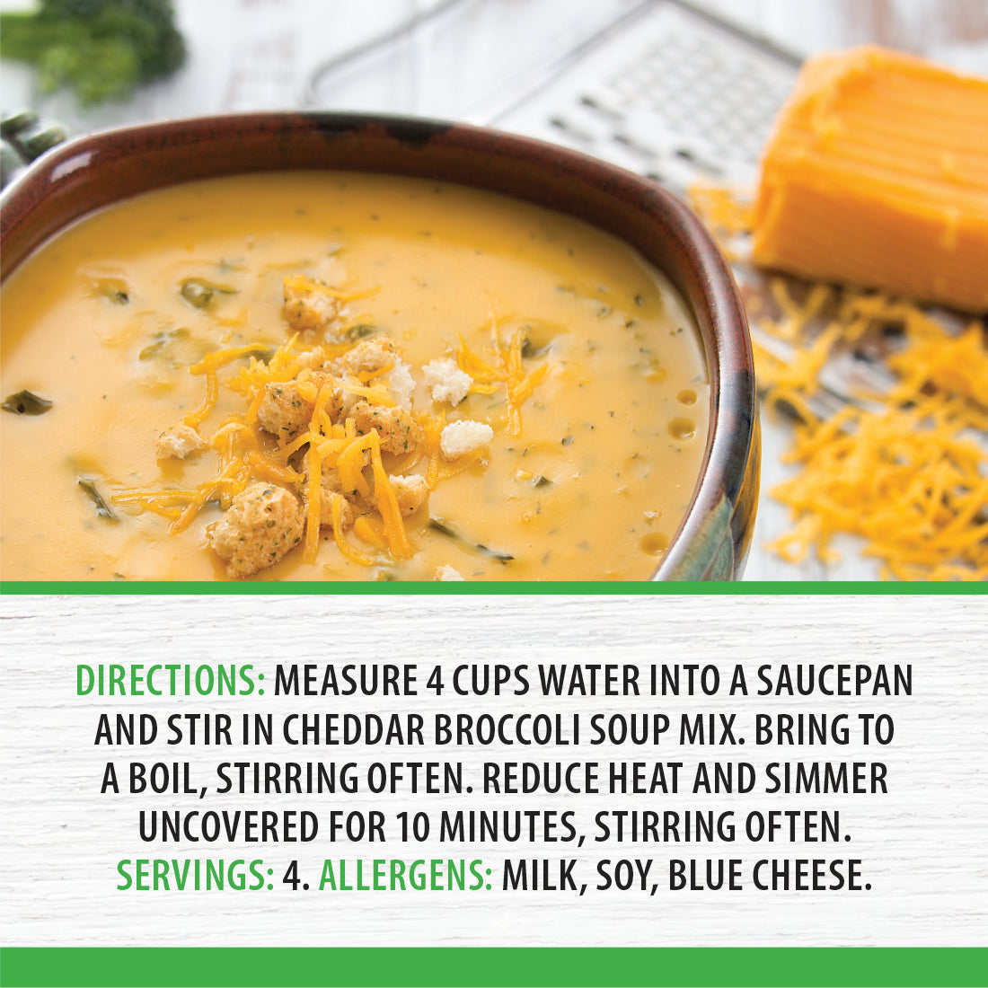 Broccoli Cheddar Soup Mix