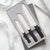 Rada Cutlery Chef Select Set with silver handles in black-lined gift box 