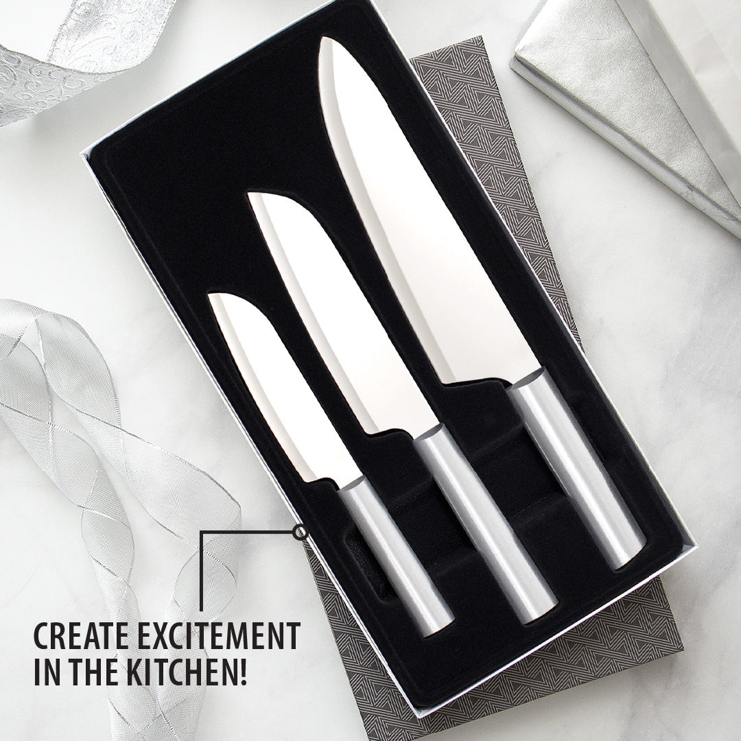 Victorinox 4 Piece Kitchen Paring Knife Set Multi-Color - Smoky