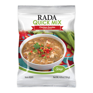 Rada Quick Mix Chicken Gumbo Soup package