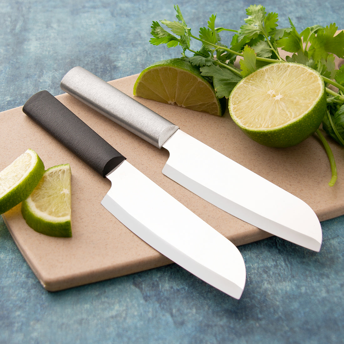 Rada Cutlery Cook's Utility Knife with silver and black handle options