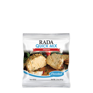 Rada Quick Mix Jalapeno Cheeseball package. 