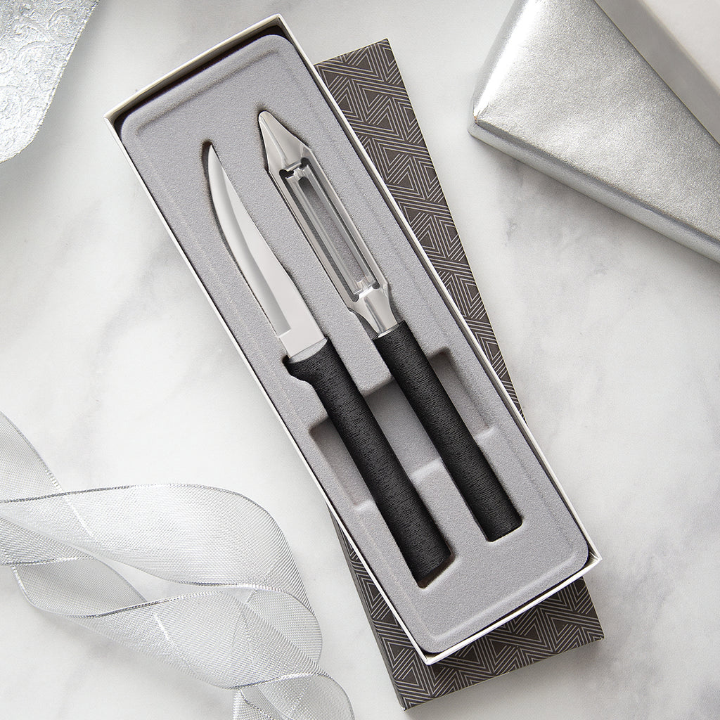 Rada Cutlery Peel, Pare, & Slice Knife Set- Silver or Black – Kooi