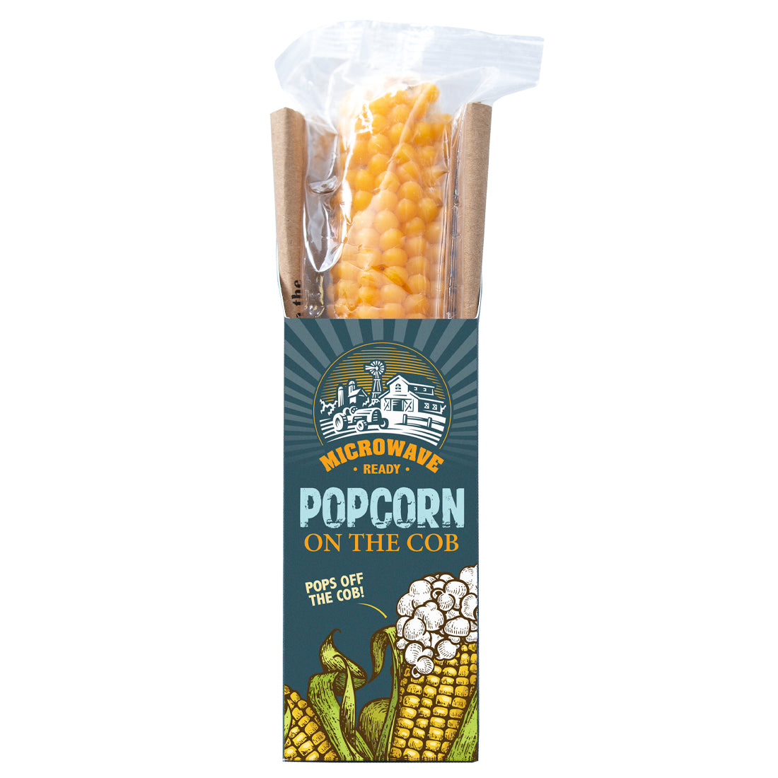 remove popcorn from plastic bag