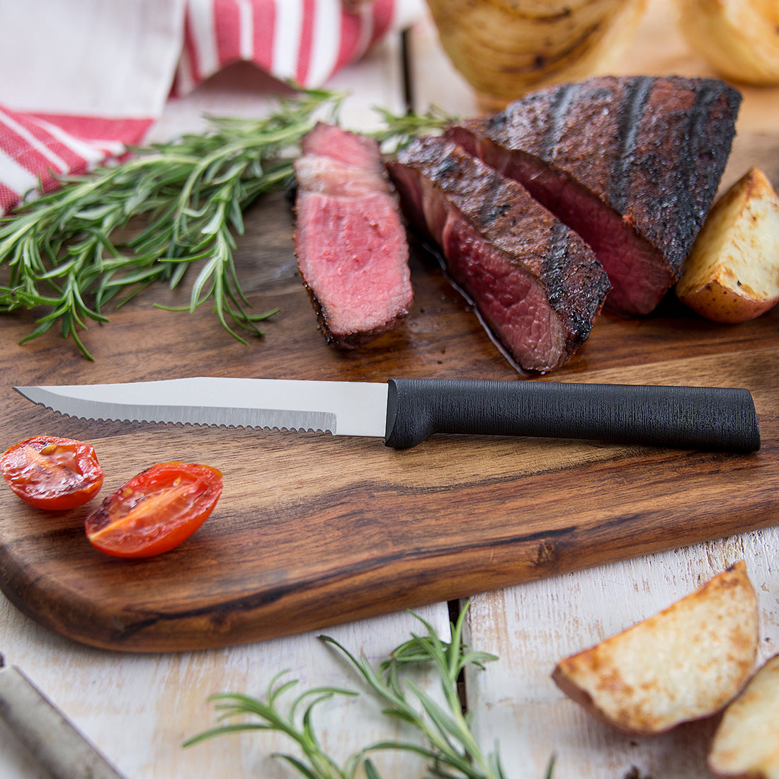 Serrated Steak Knife  Stainless Steel Knives - Rada Cutlery