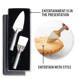 The Rada Cutlery Serving Gift Set. Entertainment is in the presentation. Entertain with style.