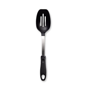 Rada Cutlery Slotted Spoon on a white background. Perfect for all kitchen jobs.