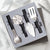 Rada Cutlery Ultimate Utensil Gift Set with silver handles. 