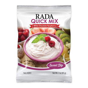 Rada Quick Mix White Chocolate Raspberry Sweet Dip package. 
